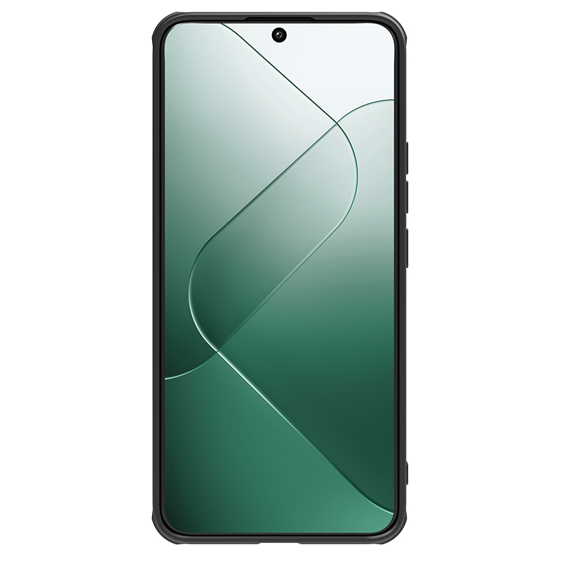 Xiaomi 14 Pro магнитен твърд гръб със защита на камерата (с отвори на капака) черен